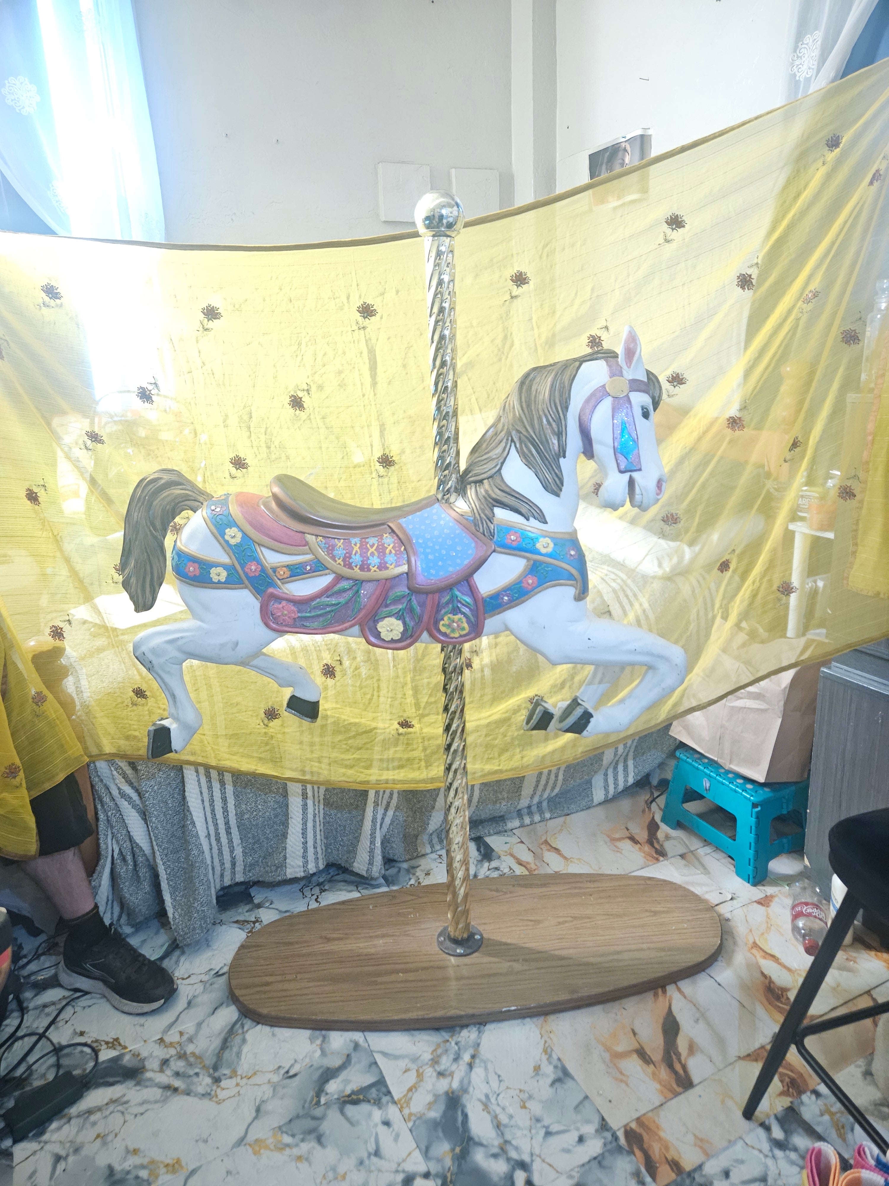 FULL SIZE VINTAGE HORSE CAROUSEL